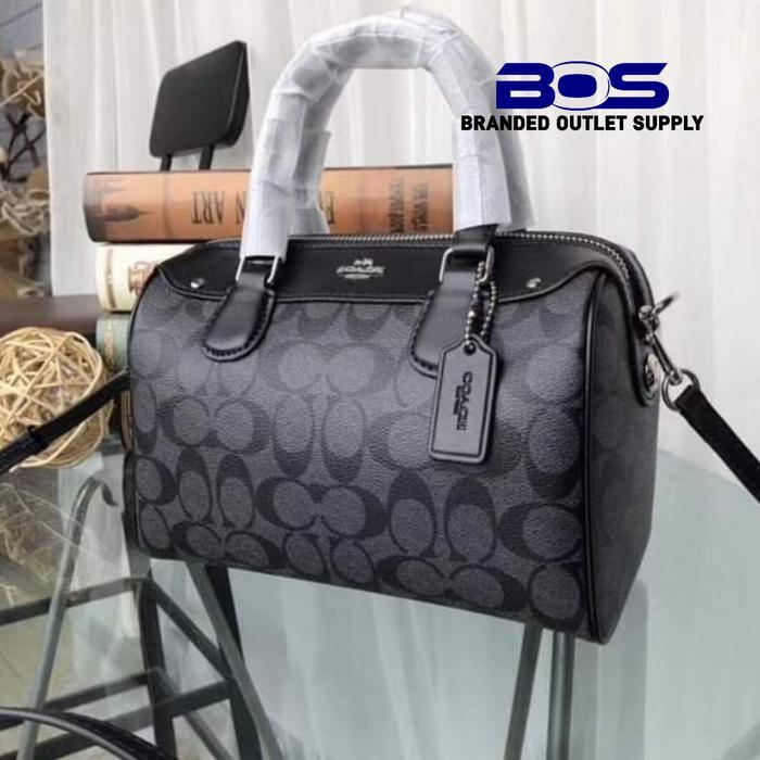 READY TAS COC 58312 MINI BENNET SATCHEL Signature Canvas Black