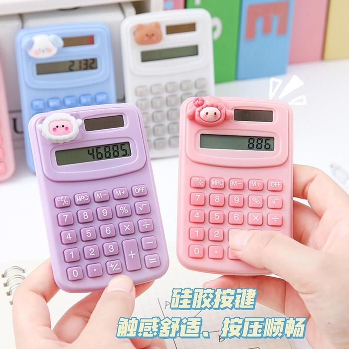 Kalkulator Kecil Kalkulator Cute Kartun Kalkulator Mini 8 Digit Calculator Aesthetic Untuk Sekolah