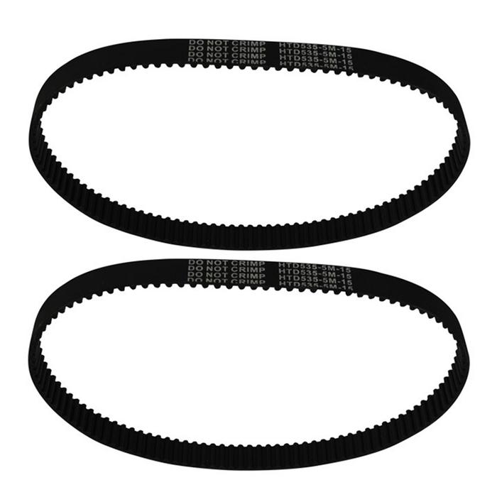 2Pcs Driving Belt Band Accessory Drive Timing Belt HTD 535 5M 15 535-5M-15 for E-Scooter Electric Bi