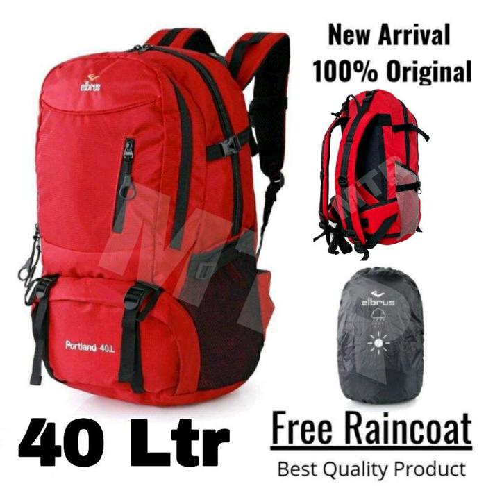 Tas Ransel Peria Elbrus 40L Free Rain Cover