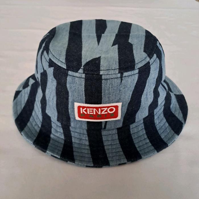 Preloved Topi Kenzo Denim Bucket Hat Original