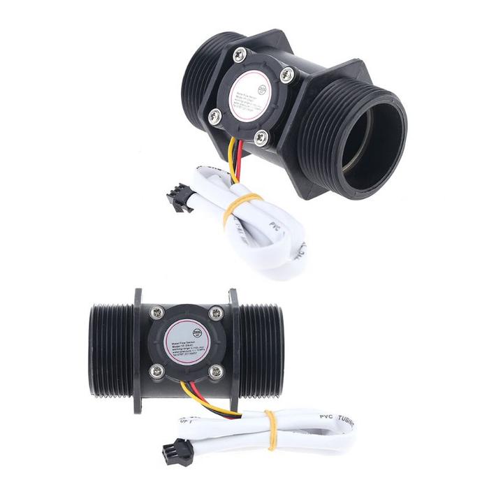 Terlaris, DN40 DN50 Water Flow Sensor Hall Flowmeter Meter Counter