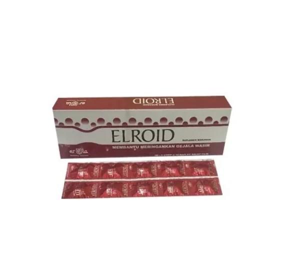 Dicari ELROID Strip 10 Tablet Taradisional Mengobati Wasir Ambeien