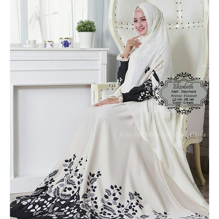 Baju Busana Muslim Wanita Gamis Syari Pesta Max Lux Elizabeth Terbaru Terbaru !!!