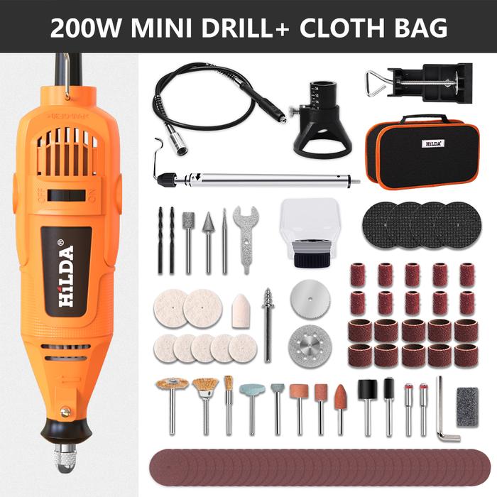 HILDA Rotary Tool Electric Drill Grinder Engraver Pen Grinder Mini