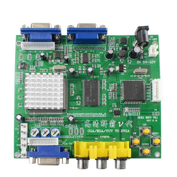 Arcade Game CGA/EGA/YUV/RGB To VGA Double Output HD Video Converter