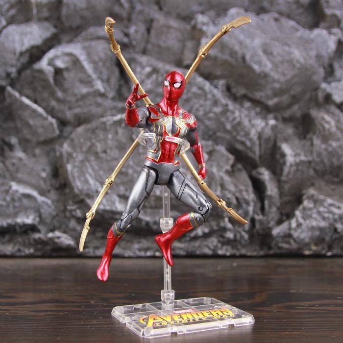 ZD Mainan Iron Spider Man 6 "Action Figure Avengers Spider-Man