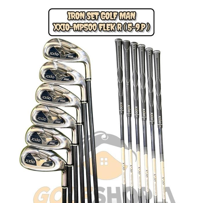 PREMIUM Iron Set Golf XXIO MP-500 Shaft Graphite Flek Reguler Second Original - Stick Golf Iron Set 