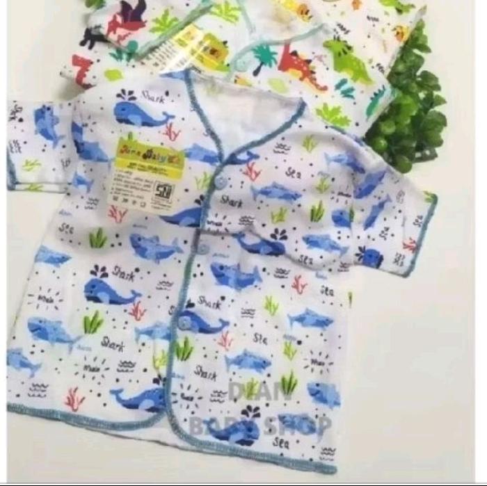 3pcs-AIRIN Baju bayi baru lahir 0-3bulan / Baju bayi NEW BORN pendek bahan premium