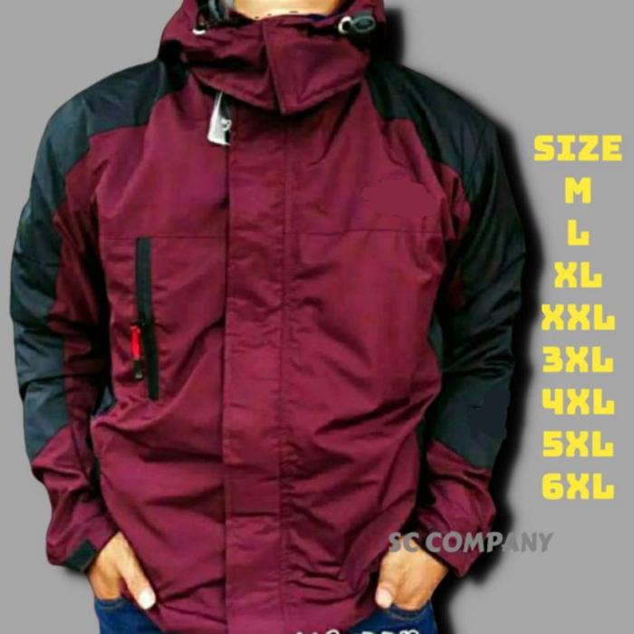 jaket jumbo M L XL XXL 3XL 4XL 5XL 6XL / jaket polos / jaket motor/ jaket anti angin / jaket terbaru
