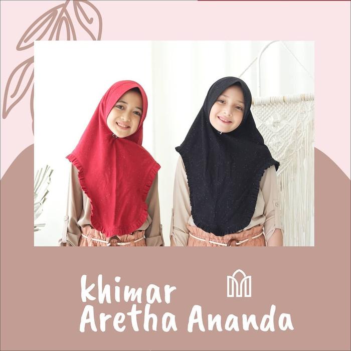 Tiermala - Khimar Hijab Bergo Aretha Adinda - Bergo Anak/ Khimar Anak/ Cotton Terlaris