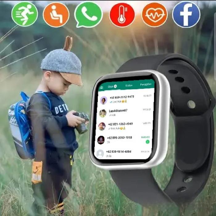 jam tangan hp android ios new edition jam pintar imo sport music pria wanita anak anak dewasa