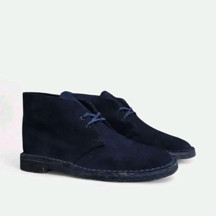 Clarks ORIGINALS Mens Desert Boot Suede Black