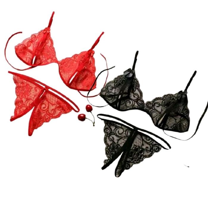 TERLARIS isi 2 set - set lingerie bra bh & cd seksi/set Brenda Lingerie bh, celana dalam - 2 set