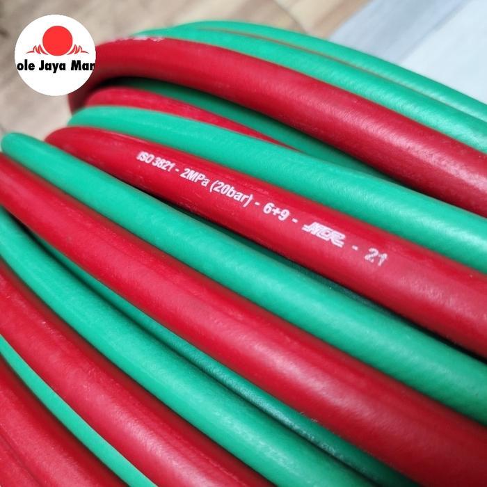 Selang Las NCR Double 1/4" x 3/8" Oxygen Acetylene