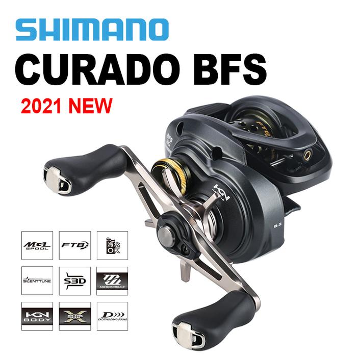 SHIMANO CURADO BFS Baitcasting Fishing Reels Micro-Water Drip Stream