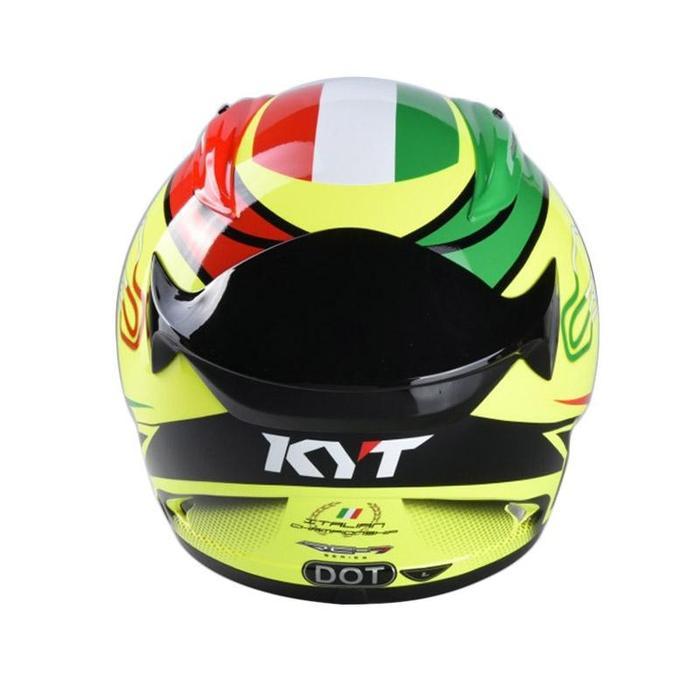 TERBATAS HELM KYT RC SEVEN #15 - ITALY YELLOW