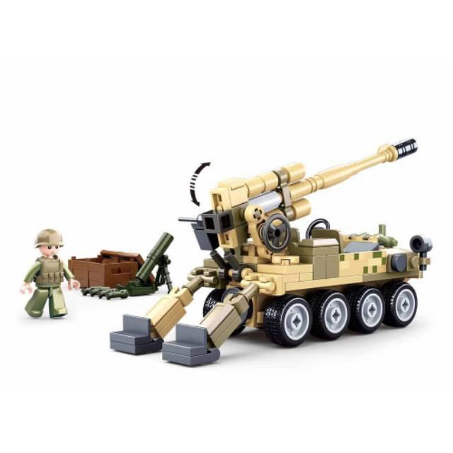 Lego Tank Tempur - Battle Tank M38-B0751- Model Bricks army Murah Original