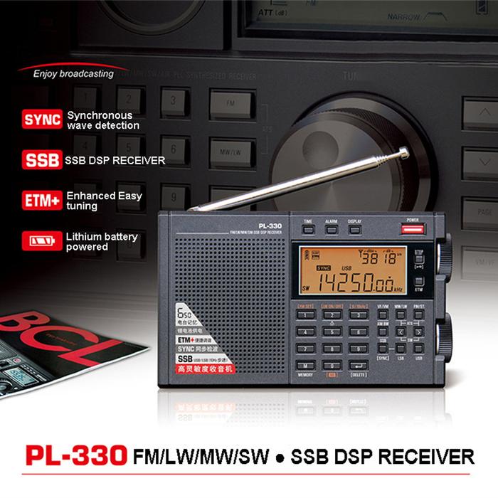 PL-330 FM Radio portable LW/SW/MW Single Side Band All Band Radio