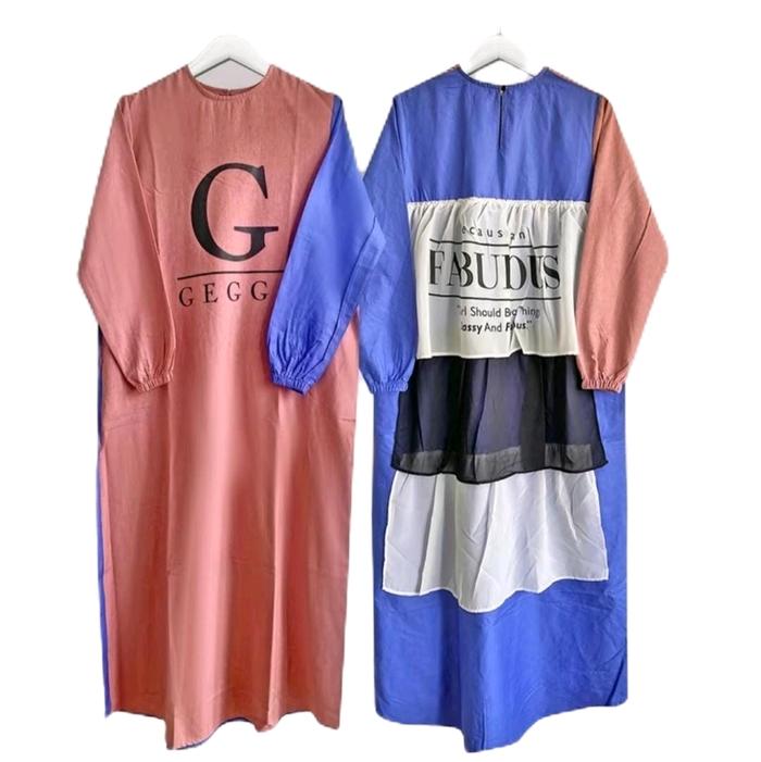geggo women - dress kanna umpak belakang casual katun