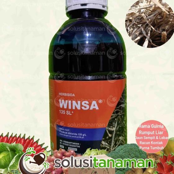 Ready Obat Hama Winsa 1 Ltr Obat Rumput Herbisida Pembasmi Gulma Rumput Liar / Tanaman Liar Obat Rum