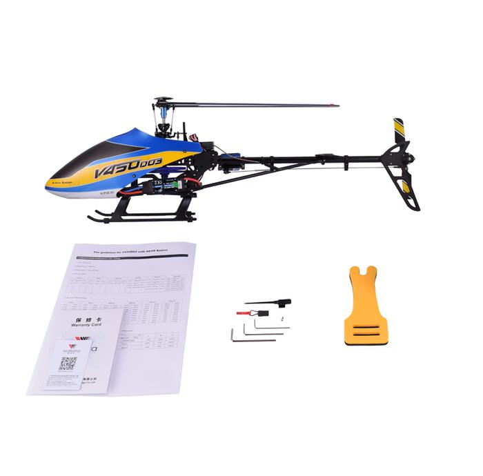 Walkera 450 New V450D03 6CH 3D Fly 6-Axis Stabilization System Single