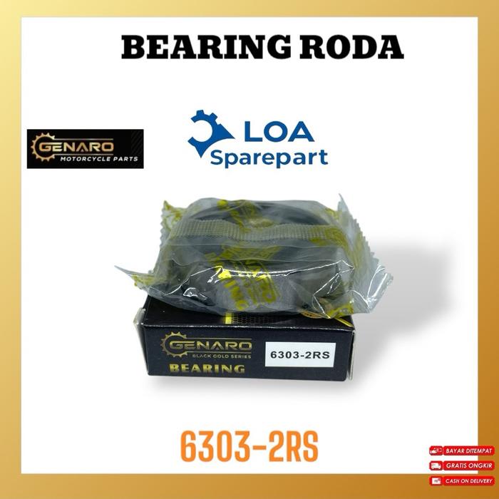 BEARING LEHER 6303 2RS BEARING RODA 6303 2RS PRESS (GENARO)