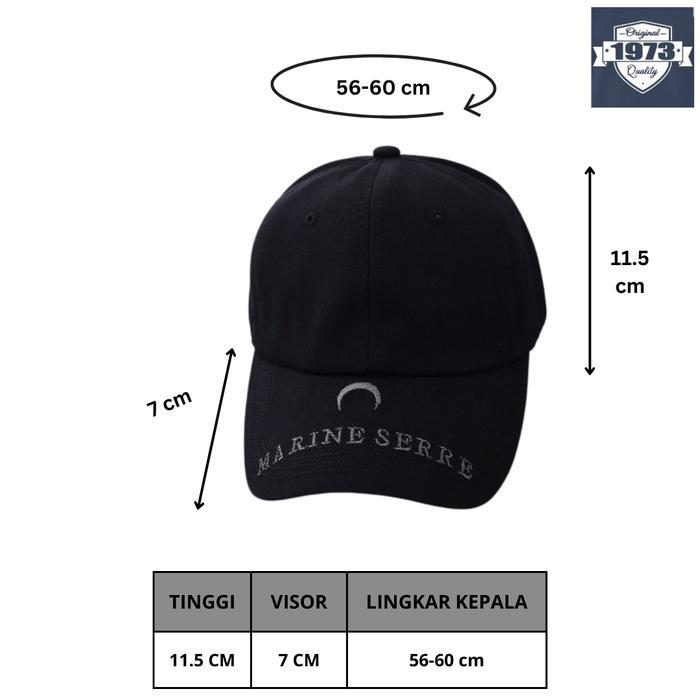PROMO!! Baseball cap : MARINE SERRE - Topi Baseball Topi Pria Topi Wanita STOK TERBATAS!!