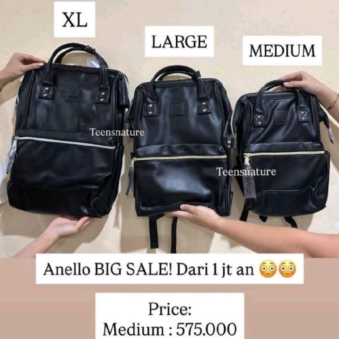 Anello Leather Laptop Backpack ORIGINAL
