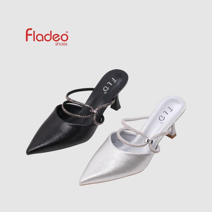 Fladeo A25/LDFH830-1BG/Sepatu Heel Tali Wanita [ Sling Back Heels Shoes ]