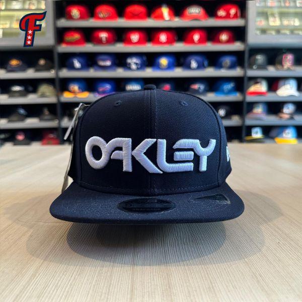 Topi New Era x Oakley Collab Navy 9FIFTY Snapback Hat Original