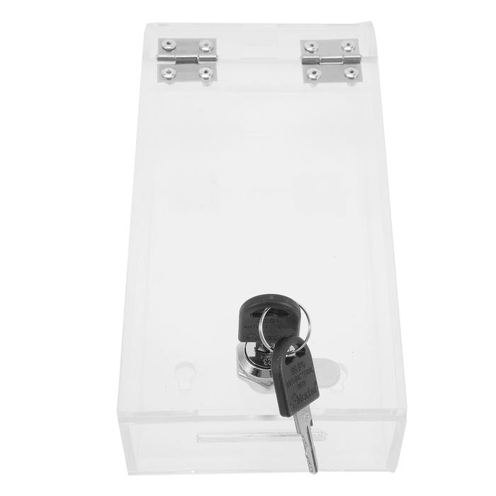 Box Cell Storage Lock Locker Case Acrylic Jail Outlet Cable Organizer