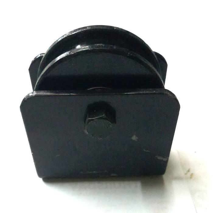 roda pintu gerbang/roda pintu besi/roda pintu bubut 3 behel