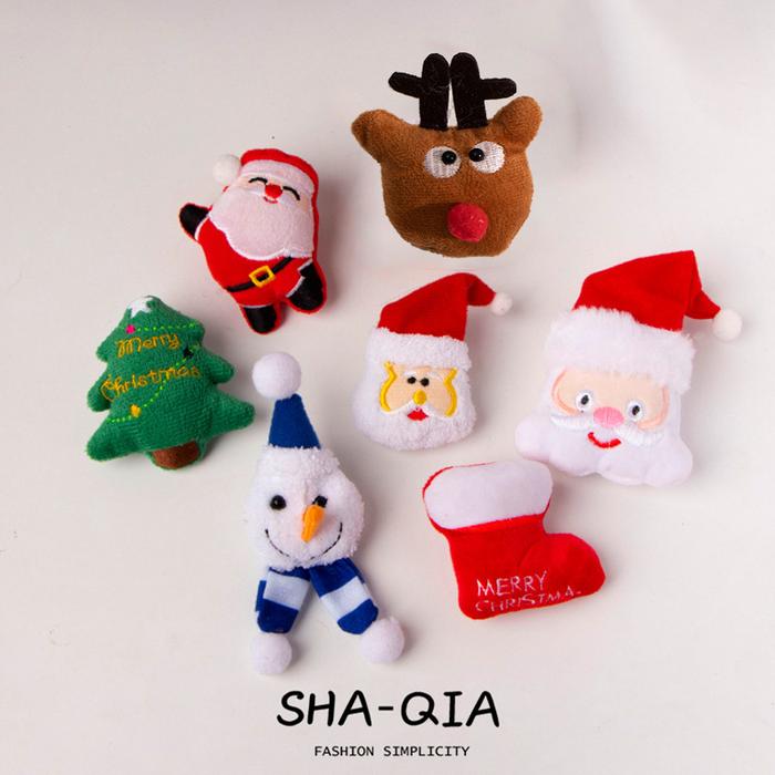 1  pcs -- pin hiasan natal - dekorasi hampers natal - boneka hiasan natal christmas - pin jepitan na