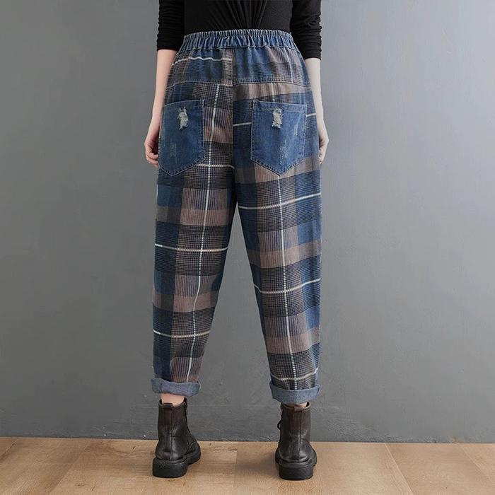 Lc574 Premium Overisized Retro Celana Jeans Fashion