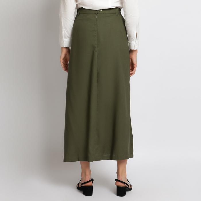 Flamoush Varuna Green Long Skirt Wanita