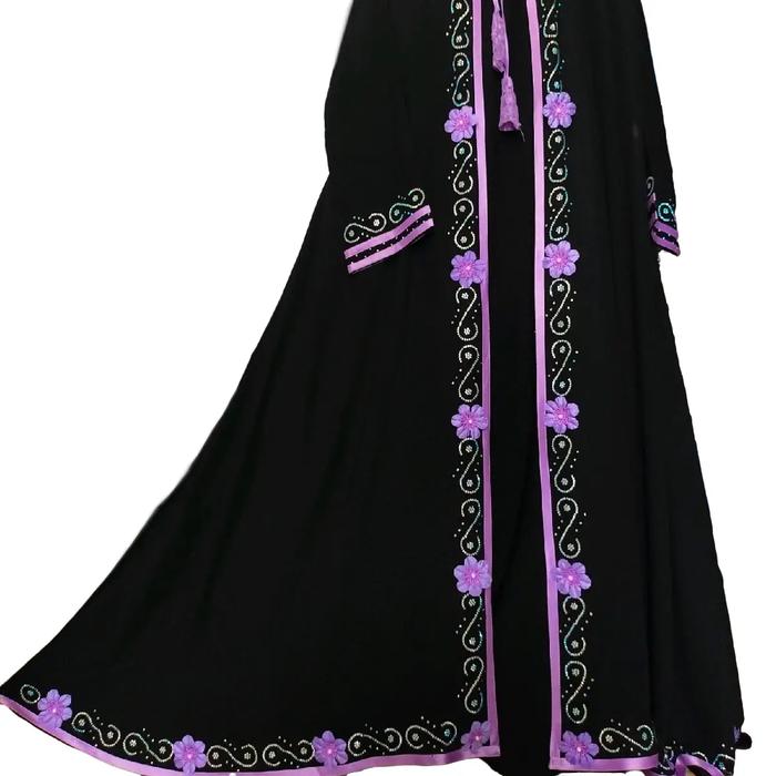ABAYA AURORA GAMIS AURORA HITAM JETBLACK