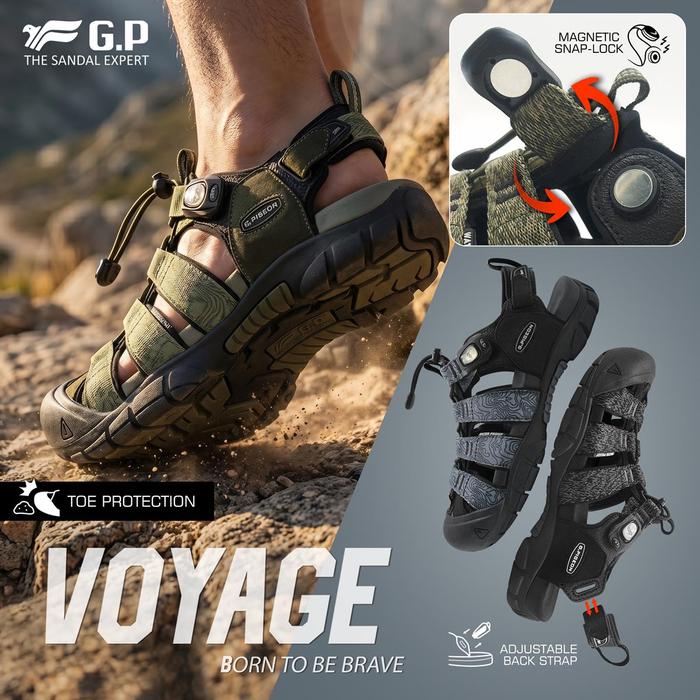 Sepatu Sandal Pria Gold Pigeon Outdoor Voyage Men - G2393M Round Toe G6398M
