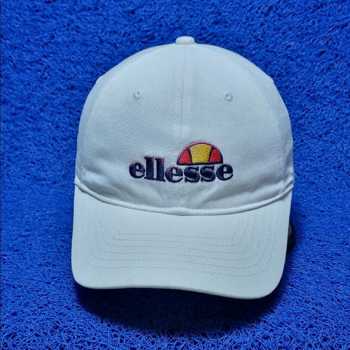 topi ellese casual white adjustable