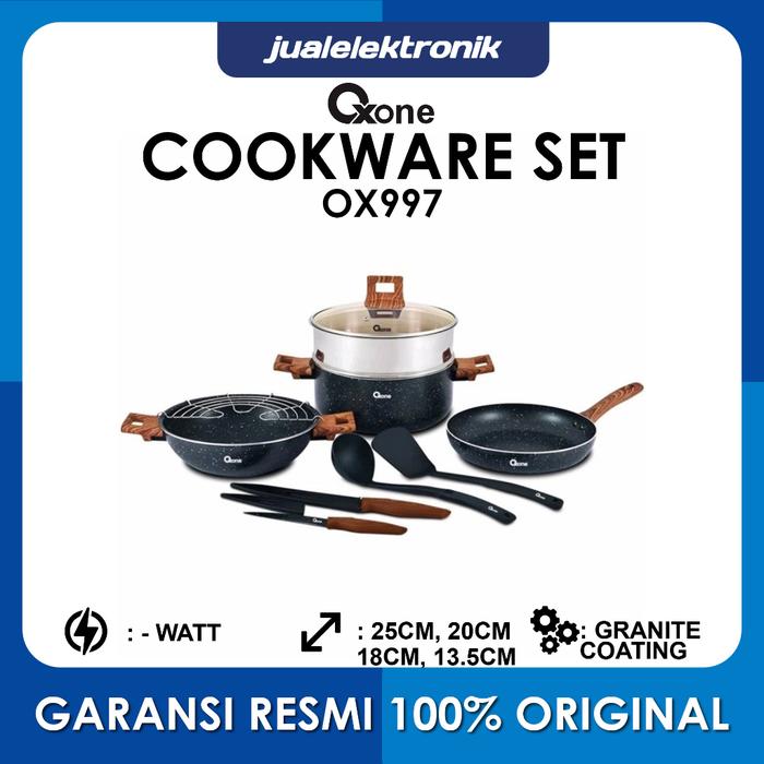 Oxone OX997 – Performa Cookware Set Black