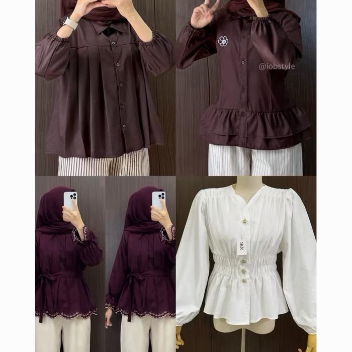 Syahira Blouse Bordir Premium