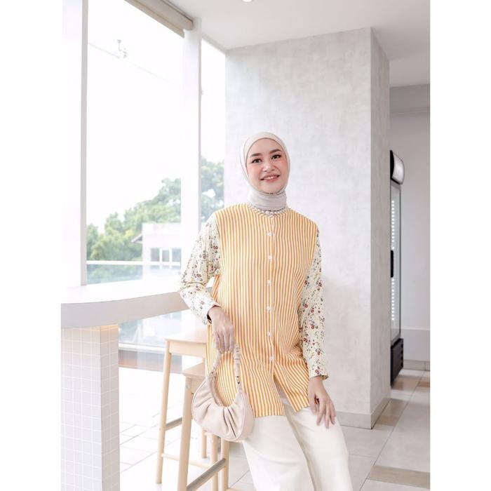Liora Blouse - Baju Daily - Atasan Wanita - Blouse Rayon - Kheva Mauza