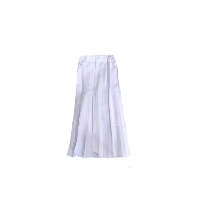 rok SD rempel panjang bahan licin