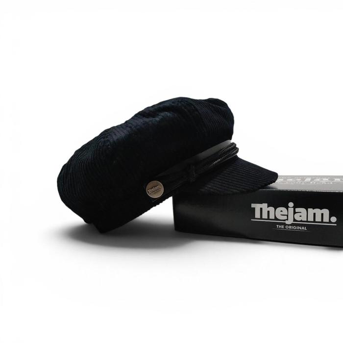 Thejam. Sailor hats corduroy black | Fiddler cap | Topi Fisherman