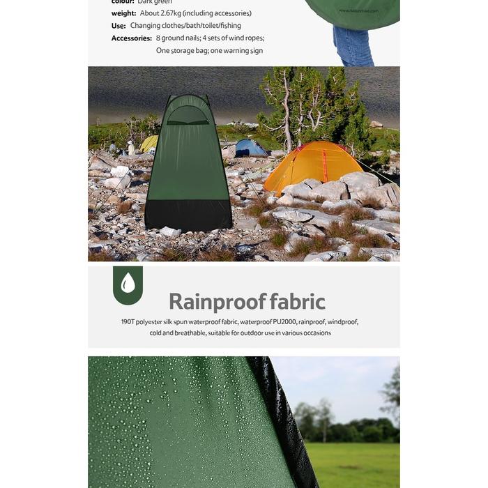 Tenda toilet nature NH17Z002P changing tent tenda camping ruang ganti outdoor