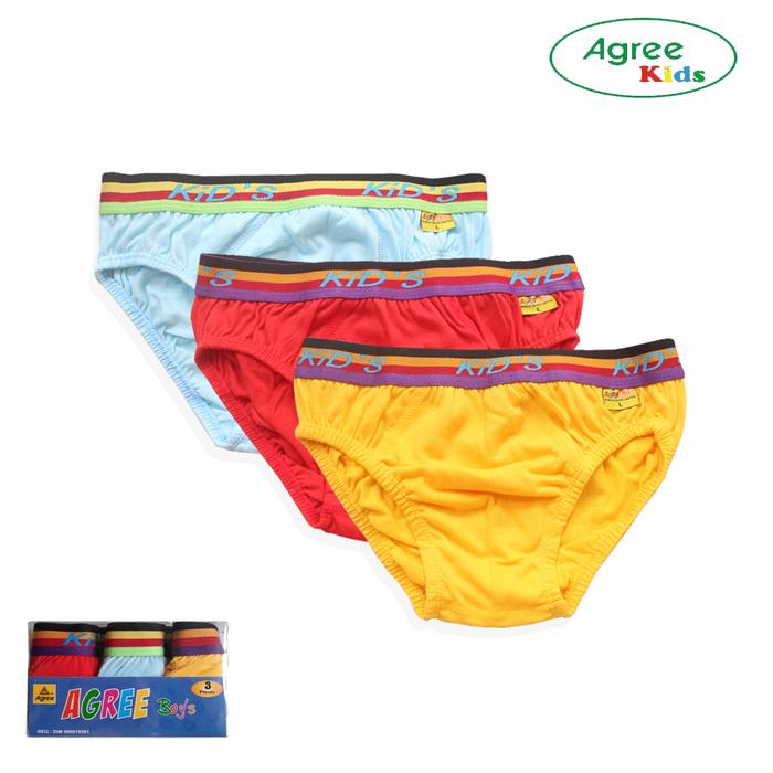 ( 3pc ) CD Agree 200 | Celana Dalam Anak Agree Kids Karet Boxer - Arzaq Gallery