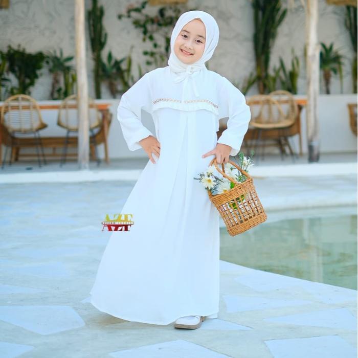 Terlaris Free Hijab Gamis Bahan Crinkle Airflow Premium Gamis Anak Perempuan Terbaru 2023 Bahan Crin