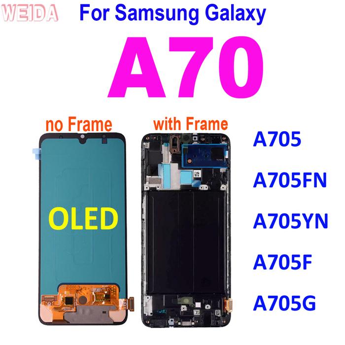 Super Amoled A705 LCD For Samsung A70 LCD A705 A705FN A705YN A705F