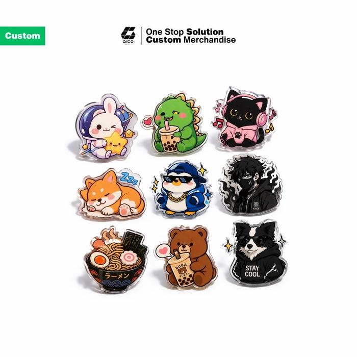 Bros Akrilik Custom, Bros Peniti Akrilik Custom, Pin Akrilik Custom, Print Bros Akrilik