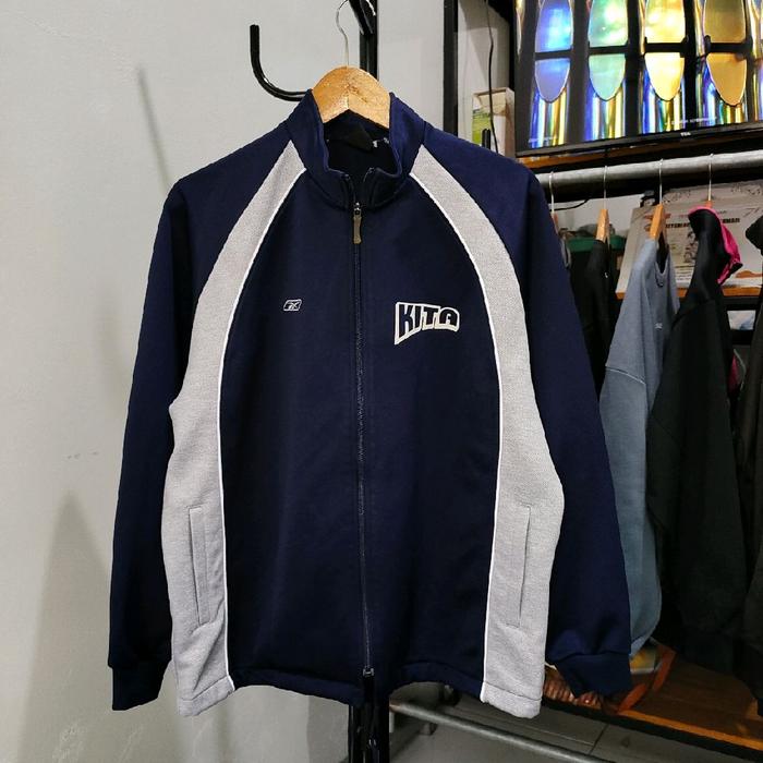 Jaket Tracktop Reebok Navy Original